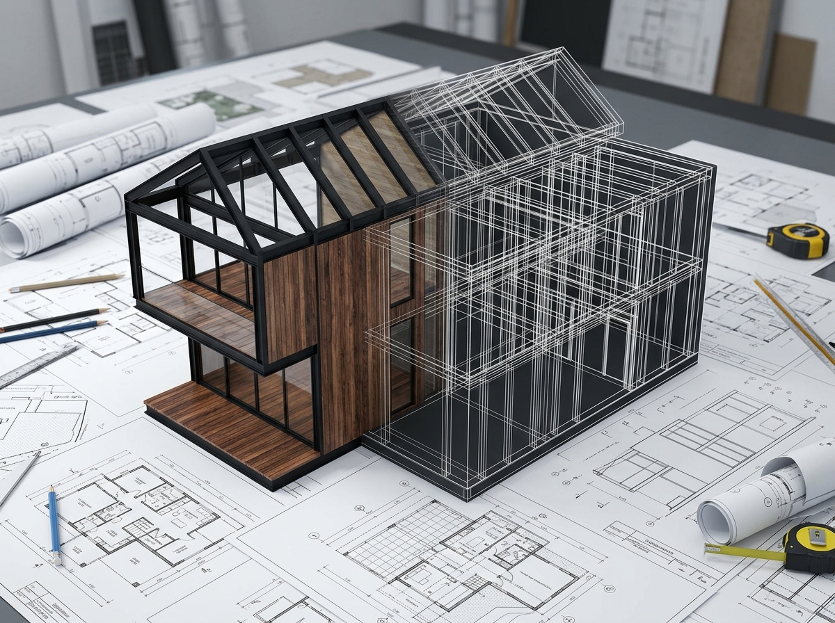 Planimetría y render arquitectónico 3D Grupo Macavi